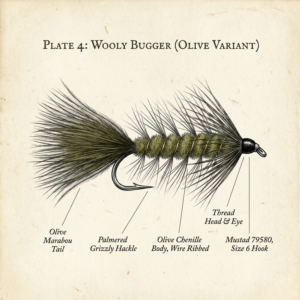 Woolly Bugger fly pattern